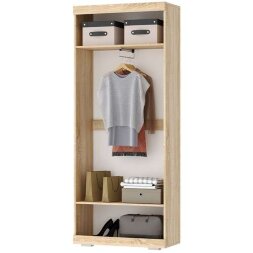 Шкаф Соната ШСЗ-800, Сонома/Белый глянец 