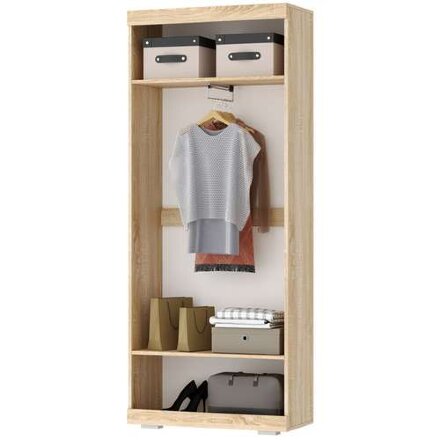 Шкаф Соната ШСЗ-800, Сонома/Белый глянец  