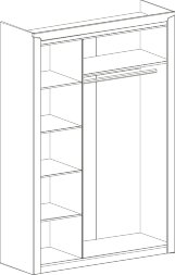 Шкаф 3х-дверный Соренто, дуб Бонифаций