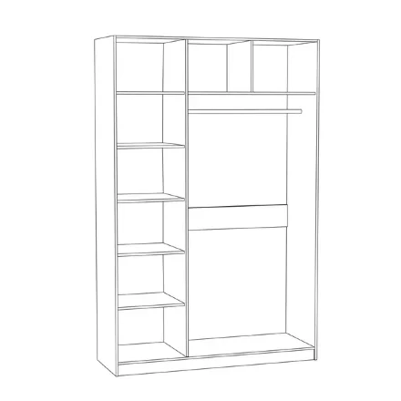 Шкаф  комбинированный Ливерпуль 08.45 