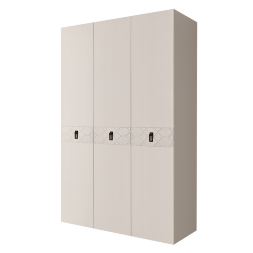 Шкаф 3 двери БМШ2/3(Fa) (без зеркал) Bogemia Farfalle