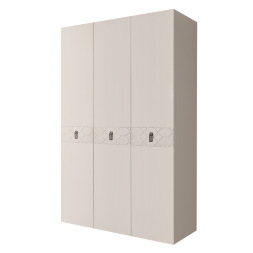 Шкаф 3 двери БМШ2/3(Fa) (без зеркал) Bogemia Farfalle