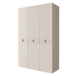 Шкаф 3 двери БМШ2/3(Fa) (без зеркал) Bogemia Farfalle