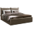 Кровать Baveno Пепельно-коричневый 
