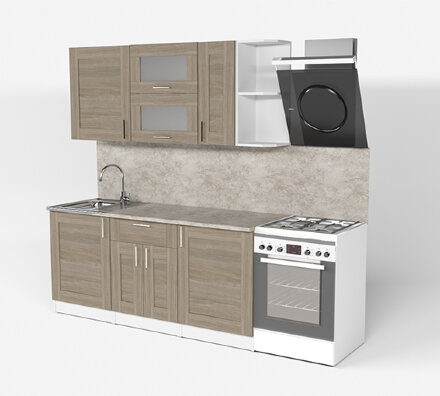 Кухонный гарнитур Лира макси, 180 см 