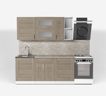 Кухонный гарнитур Лира макси, 180 см 