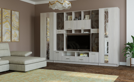 Шкаф 2-створчатый Сабина, Анкор светлый 