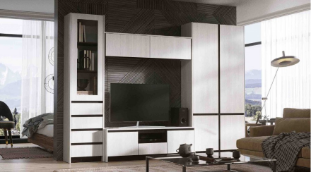 Стеллаж 3 ящика Бостон, Анкор светлый 