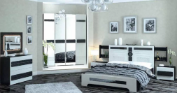 Кровать с подъемным механизмом и ящиком бельевым Престиж