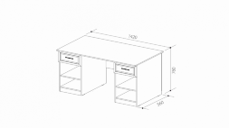 Стол письменный ШиК-10 (Уголок школьника 2)