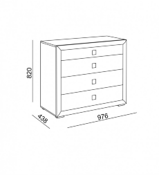 Комод малый Глэдис