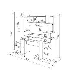 Стол-трансформер Дуглас