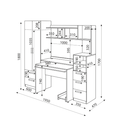 Стол-трансформер Дуглас 
