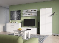 Шкаф двухдверный Stern (Штерн), белый