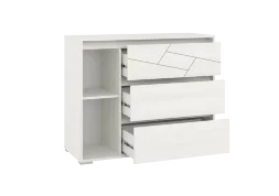 Комод с дверкой и тремя ящиками Аделина