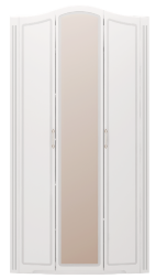 Шкаф для одежды трехдверный с зеркалом Виктория №9