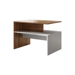 Журнальный стол Парус, белый/вотан