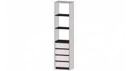 Стеллаж 4 ящика Бостон, Анкор светлый