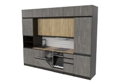 Кухонный гарнитур Адажио люкс 300 см 