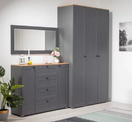 Зеркало Остин 17.03 серый графит 