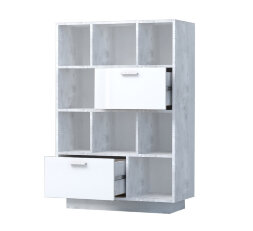 Комод с 2мя ящиками на цоколе К-1 ЭГО, бетон