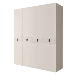 Шкаф 4 двери БМШ2/4(Fa) (без зеркал) Bogemia Farfalle