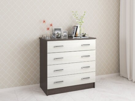 Комод Катрин-3, Венге / Ясень анкор светлый 