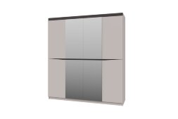 Шкаф 4-х дверный ШР-4 (с 2 зеркалами) Тиана, Персидский жемчуг 