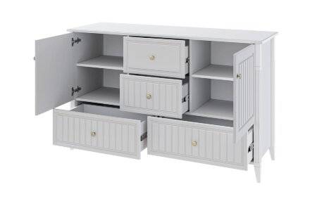 Комод 2 двери, 4 ящика Мэгги 