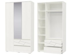 Шкаф 3-х дверный с ящиками Аделина 