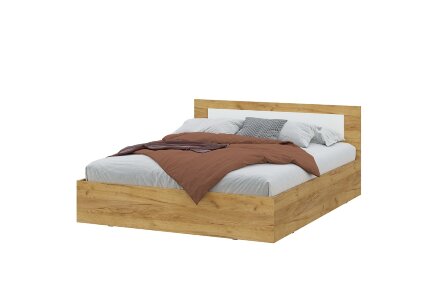 Кровать двуспальная Дольче, Дуб золотой 