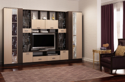 Шкаф 2-створчатый Сабина, Венге-Белфорт