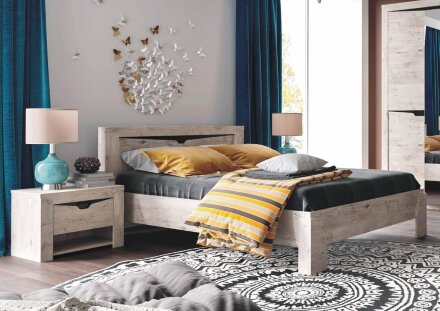 Кровать Соренто, дуб Бонифаций 