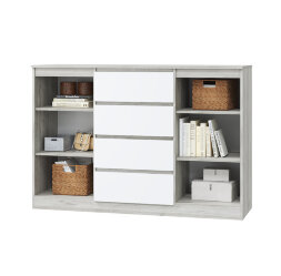 Комод 2 двери и 4 ящика Лори