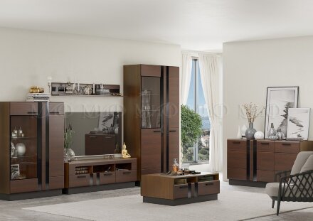 Полка Магнолия, орех 