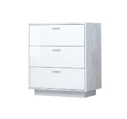 Комод с 3мя ящиками на цоколе К-3 ЭГО, бетон
