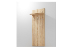 Вешалка 600 Италия, Сонома/белый глянец