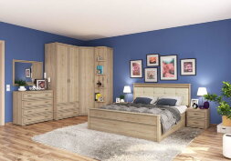 Модульная спальня Ливорно 2, дуб сонома 