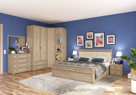 Модульная спальня Ливорно 2, дуб сонома  