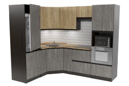 Кухонный угловой гарнитур Адажио оптима, 180х240 см 