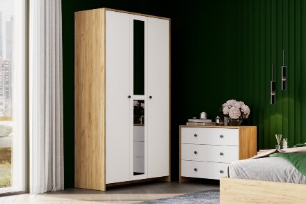 Шкаф 3-х створчатый Дольче, Дуб золотой 