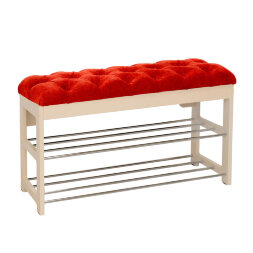 Банкетка Грейс с каретной стяжкой, венге