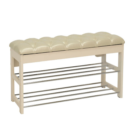 Банкетка Грейс с каретной стяжкой, венге 