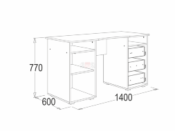 Стол письменный 3 Омега - 16