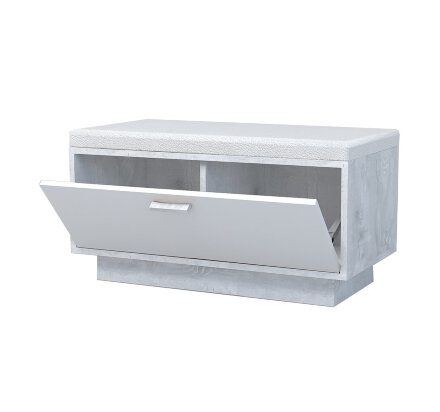 Обувница с 1дверью на цоколе Об-1 ЭГО, бетон 