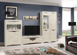 Шкаф - пенал 33.14 Лючия, Бетон пайн