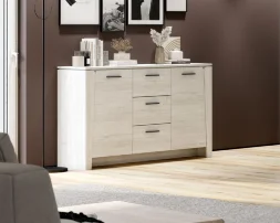 Тумба 2 двери 3 ящика Мальта, Дуб винтерберг