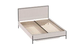 Кровать двуспальная Нора, Персидский жемчуг/Вереск Ромено