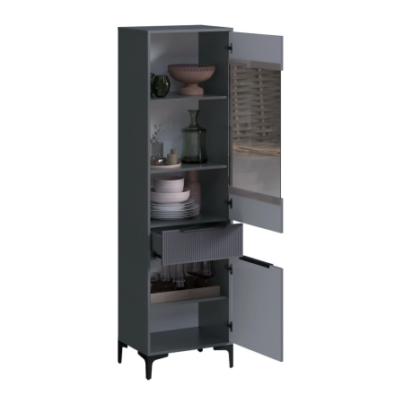 Пенал со стеклом Кимберли, Графит 