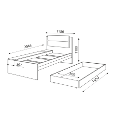 Кровать Дуглас